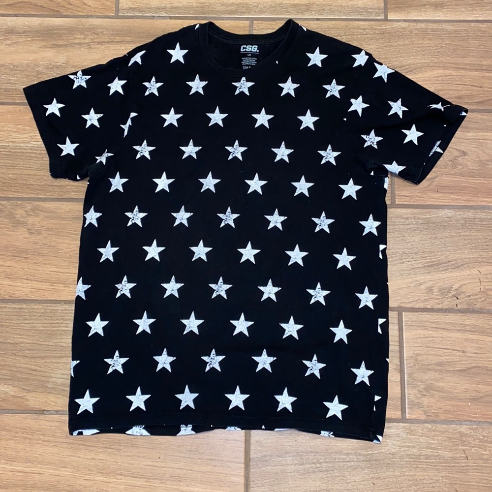 CSG || Black and White Star Shirt